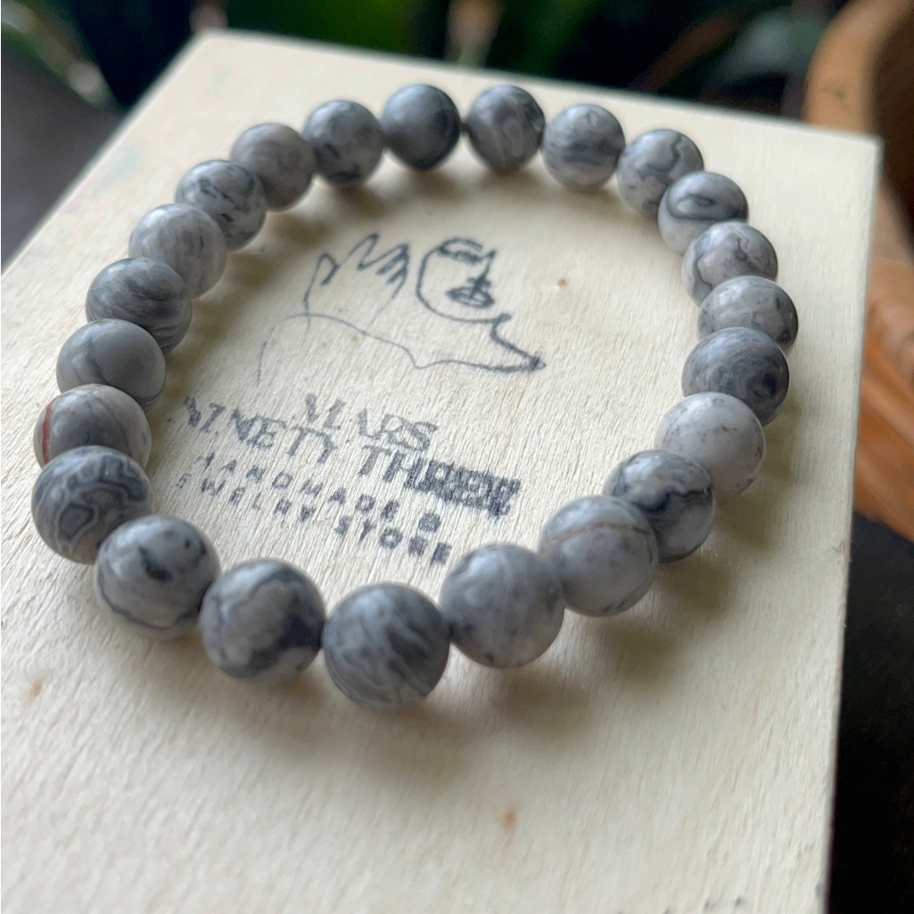Gray Map Jasper